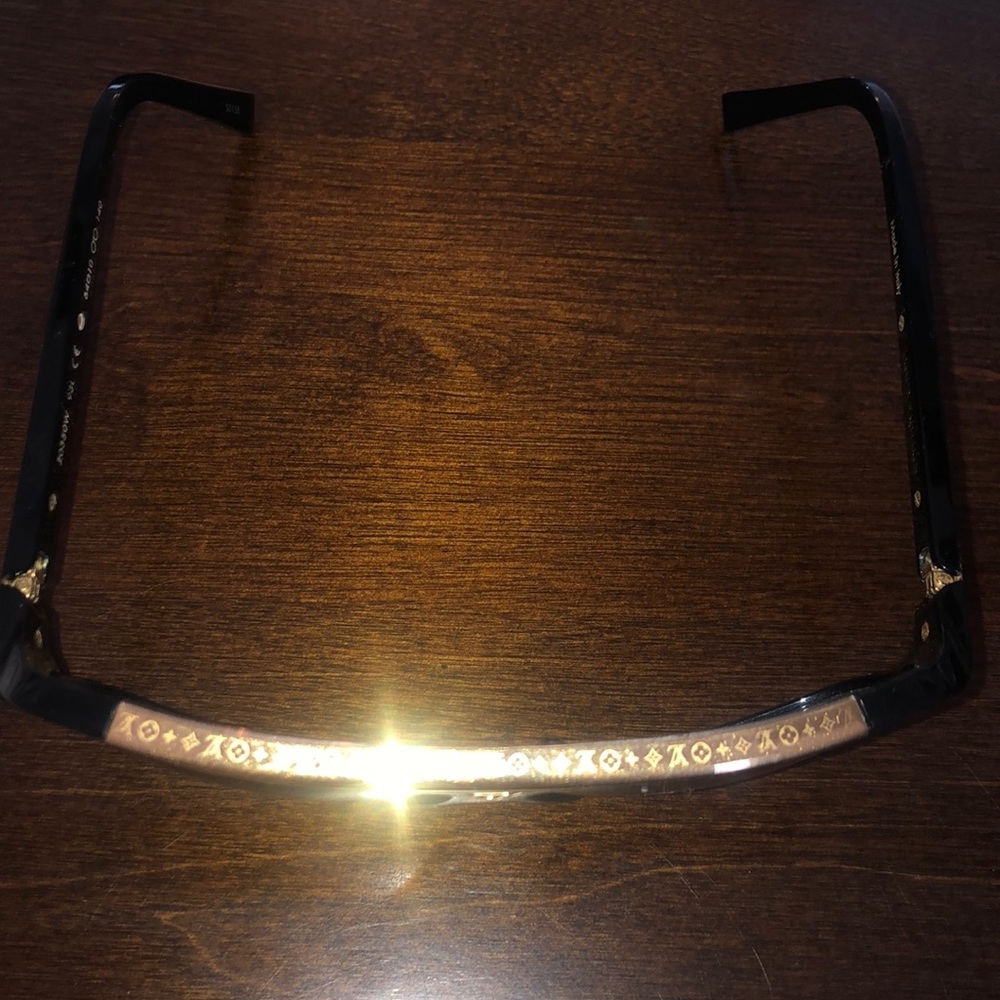 Black and gold Louis Vuitton shades